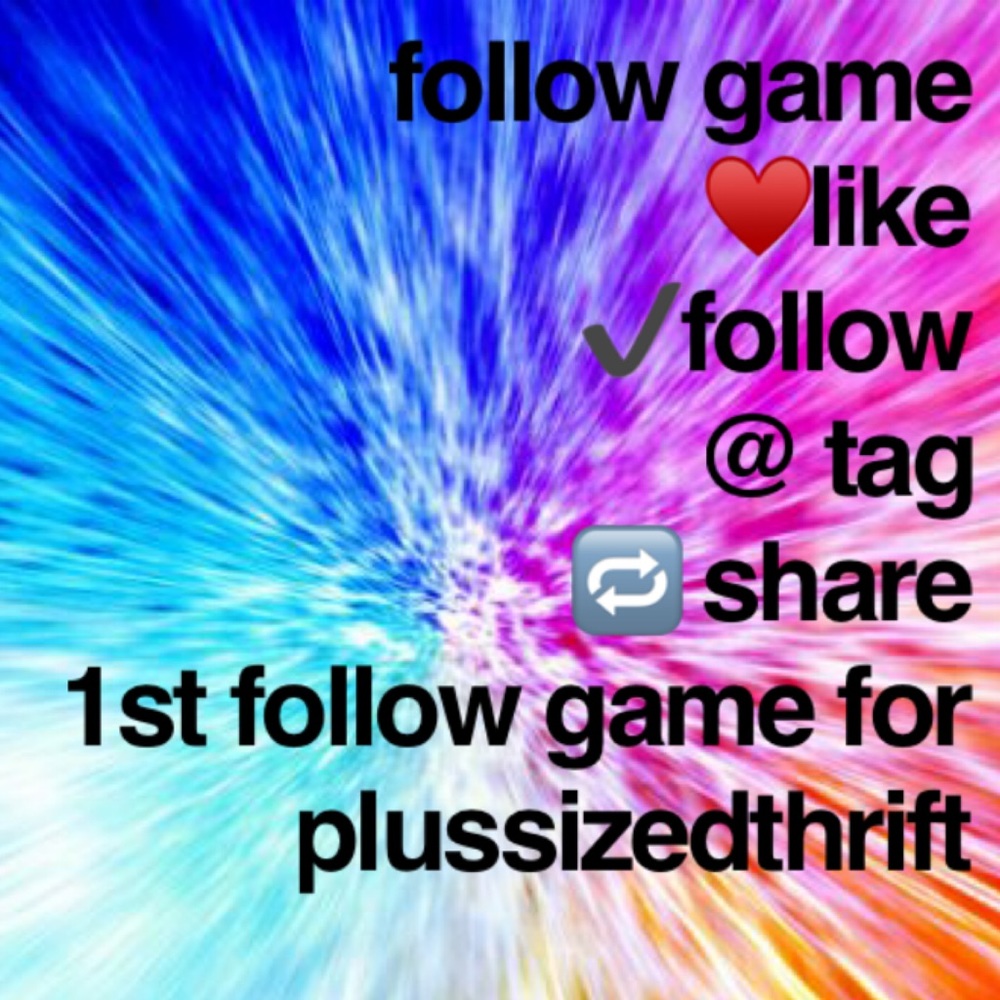 Follow game! Whole Closet on sale